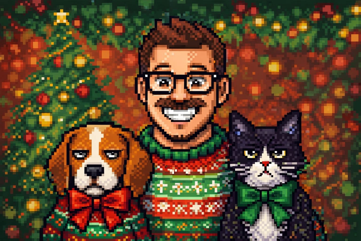 Pixel art portrait of Sean, Intelligence Layer founder